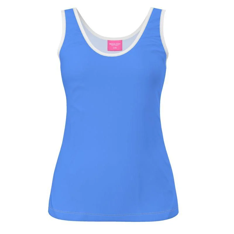 Sechia Cornflower Blue Tank Top graphic tank top