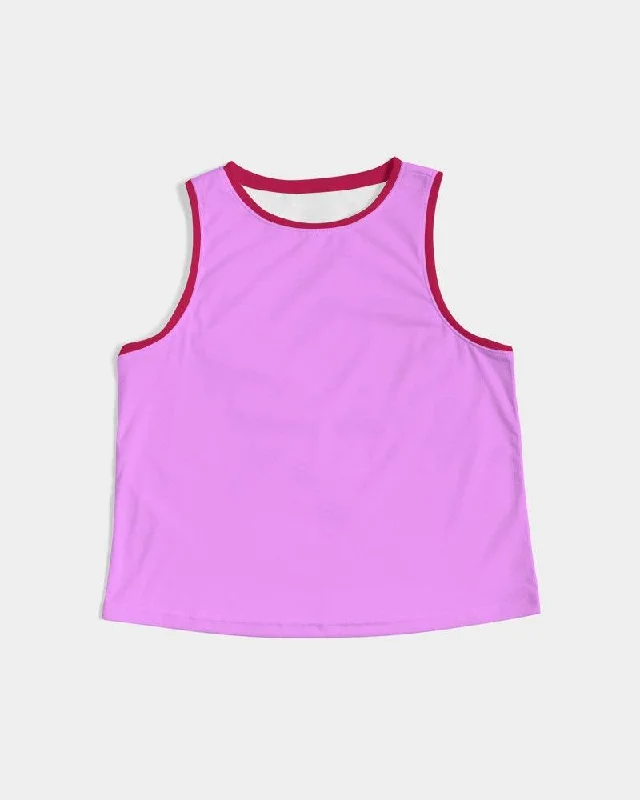 Seki Magenta Cropped Tank Top cozy tank top