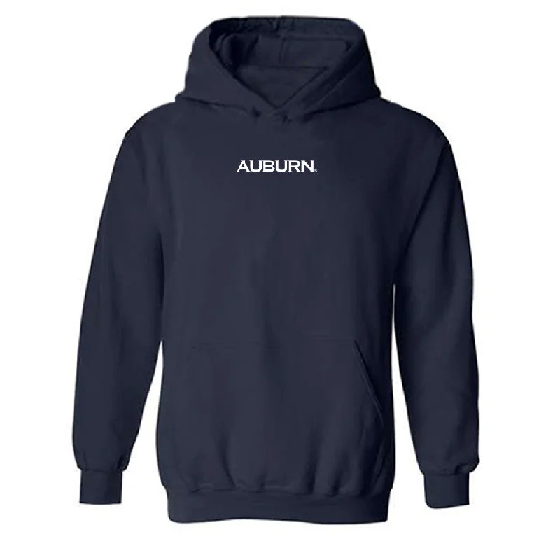 Auburn - NCAA Women's Swimming & Diving : Maggie Gholston - Replica Shersey Hooded Sweatshirt Hoodie with Frayed Bohemian Relaxed