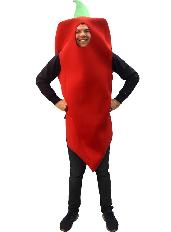 Red Hot Chilli Pepper Adults Dress Up Costume Tunics Stylish elegant