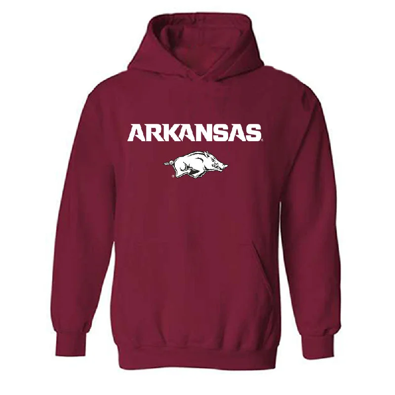 Arkansas - NCAA Women's Swimming & Diving : Gracie Colvin - Classic Shersey Hooded Sweatshirt Hoodie with Ribbed Neckline Snug Warm