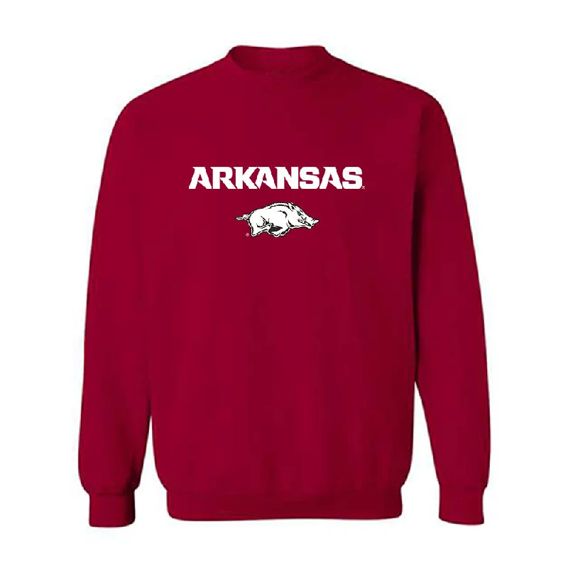 Arkansas - NCAA Women's Swimming & Diving : Majo Sanchez - Classic Shersey Crewneck Sweatshirt Hoodie with Turtle Neck Cozy Winter