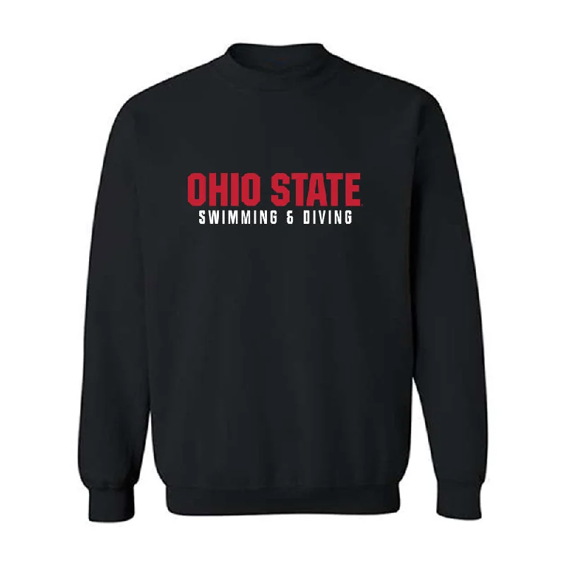 Ohio State - NCAA Women's Swimming & Diving : Paige Hall - Crewneck Sweatshirt Hoodie with Drawcord Adjustable Secure