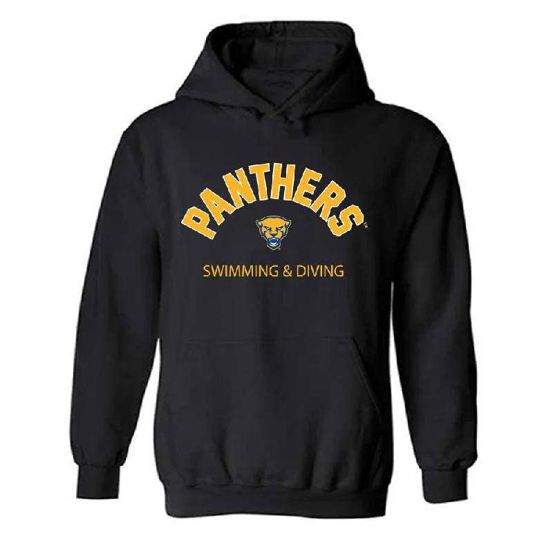 Pittsburgh - NCAA Women's Swimming & Diving : Emily Bucaro - Hooded Sweatshirt Hoodie with Drawcord Adjustable Secure