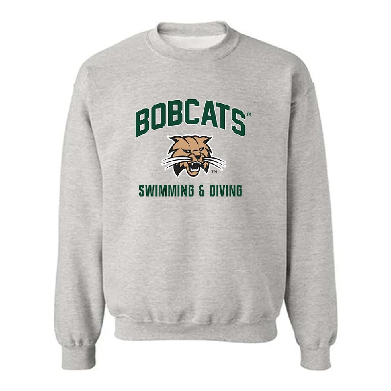 Ohio - NCAA Women's Swimming & Diving : Savanna Bos - Sports Shersey Crewneck Sweatshirt Hoodie with Earth Tones Natural Calm