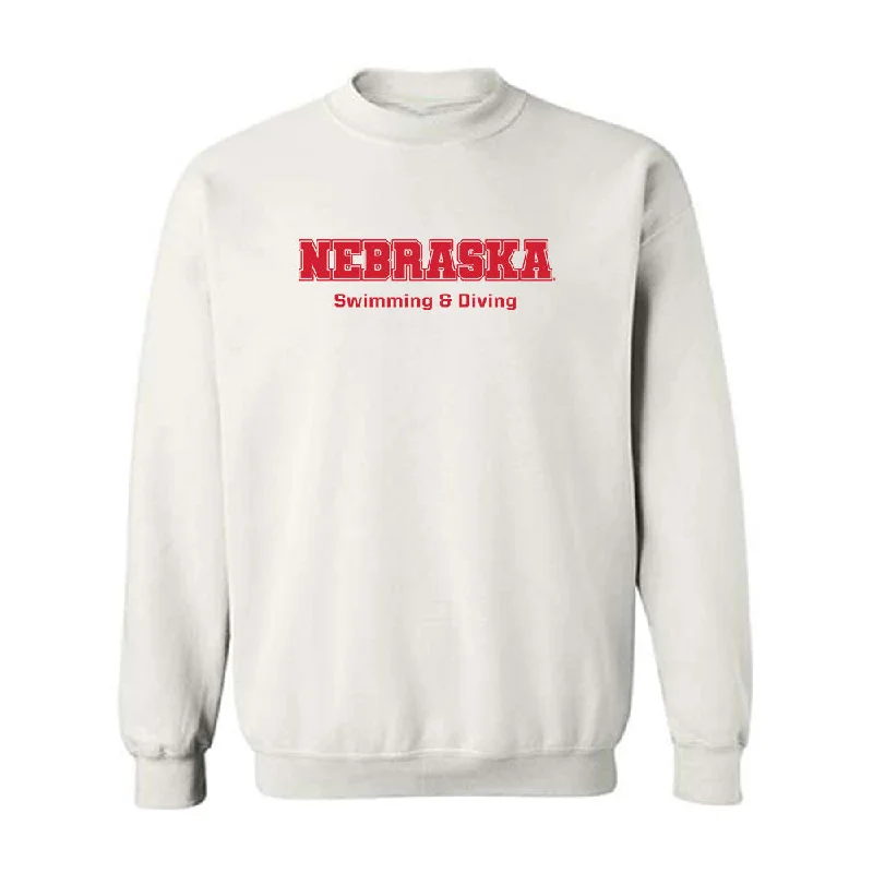 Nebraska - NCAA Women's Swimming & Diving : Madison Lloyd - Generic Shersey Crewneck Sweatshirt Hoodie with Toggle Buttons Decorative Unique