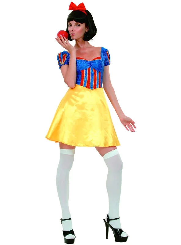 Snow White Womens Cute Dress Up Costume Tunics Hiking breathable