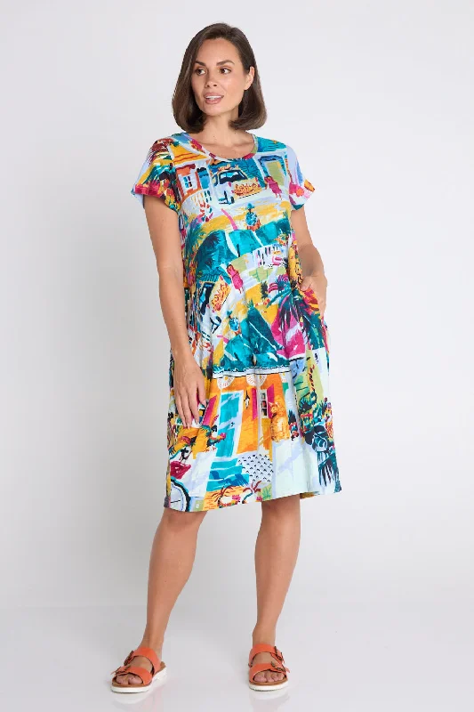 Bubble Dress - Florida Tunics Yoga stretchy