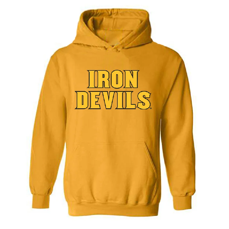 Arizona State - NCAA Women's Swimming & Diving : Erin Milligan - Replica Shersey Hooded Sweatshirt Hoodie with Strings Custom Fit Adjustable