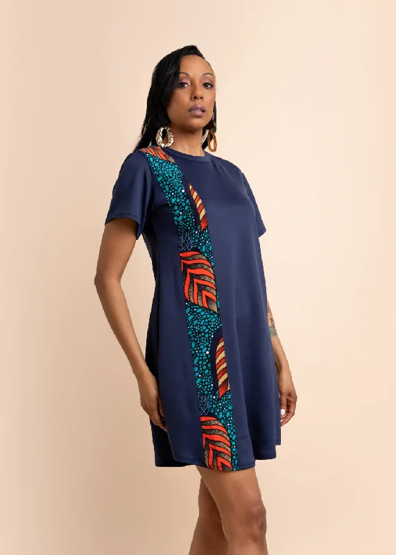 Milca African Print Dress Tunics Office stylish