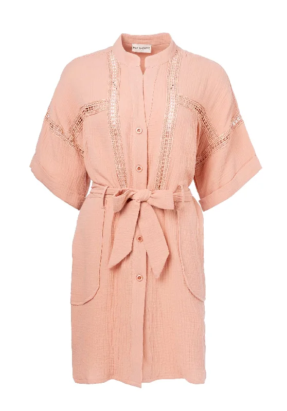 Ms Dress Sorena Dirty-Pink Tunics Designer luxury