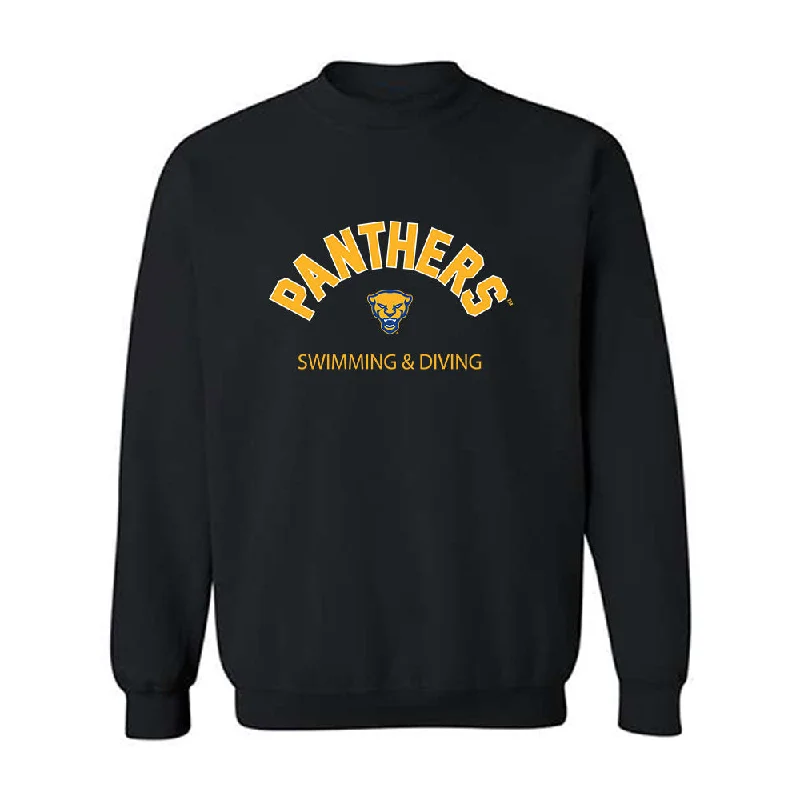 Pittsburgh - NCAA Women's Swimming & Diving : Olivia Yoo - Crewneck Sweatshirt Hoodie with Color Block Contrast Stylish