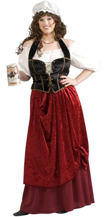 Tavern Wench Plus Size Womens Fancy Dress Costume Tunics Cozy comfortable