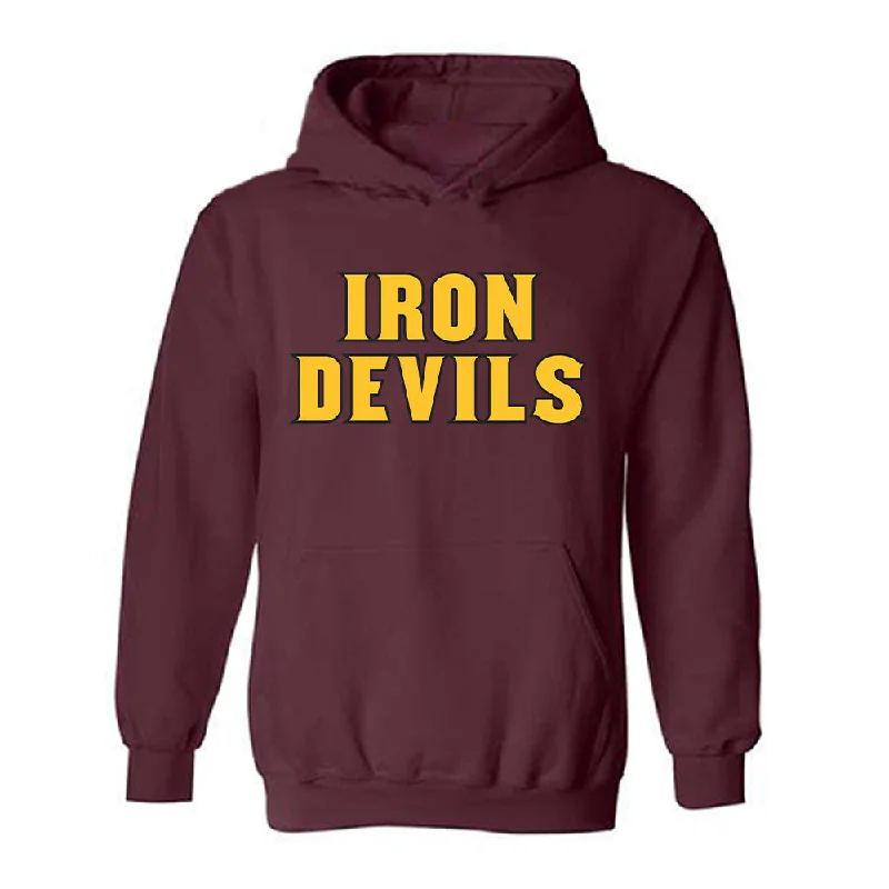 Arizona State - NCAA Women's Swimming & Diving : Erin Milligan - Replica Shersey Hooded Sweatshirt Hoodie with Logo Branding Identity