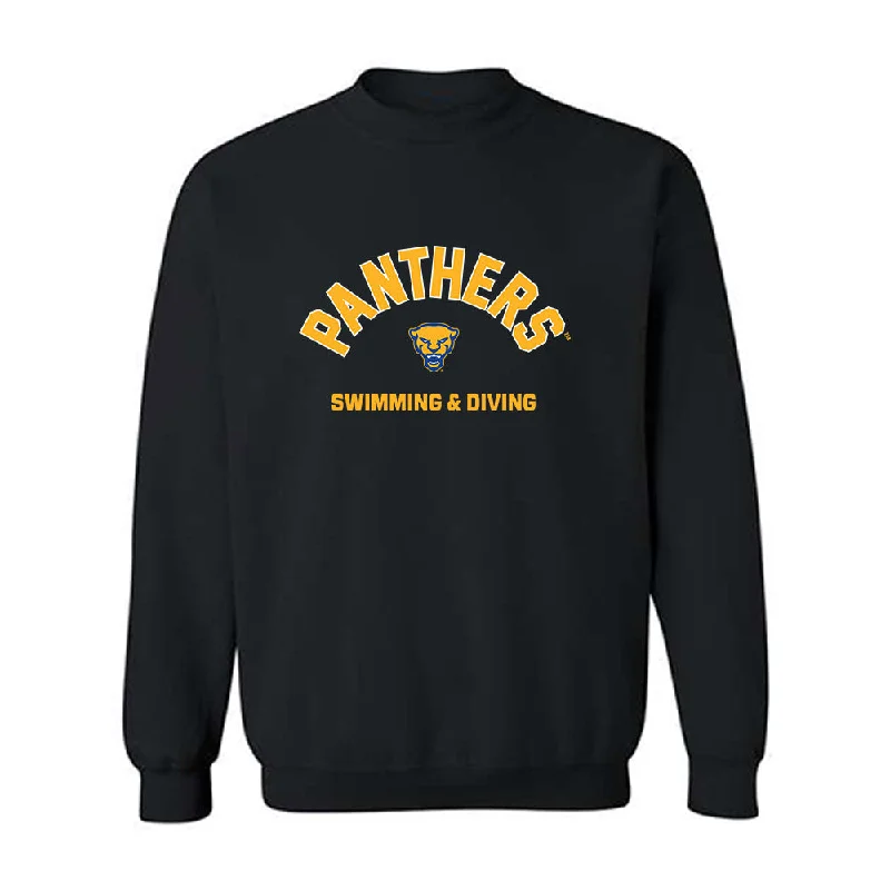 Pittsburgh - NCAA Women's Swimming & Diving : Parker Del Balso - Crewneck Sweatshirt Hoodie with Illustration Artistic Creative