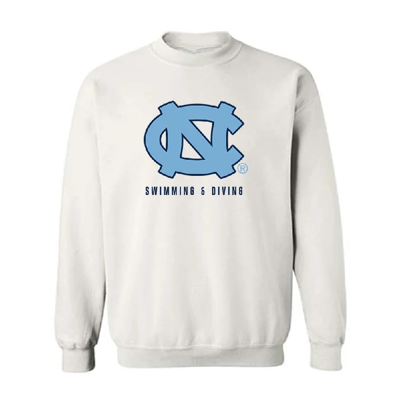 UNC - NCAA Women's Swimming & Diving : Skyler Smith - Classic Shersey Crewneck Sweatshirt Hoodie with Hem Embroidery Detailed Premium