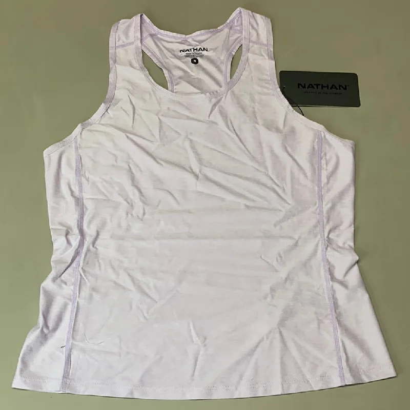 NATHAN Qualifier Tank Women's Sz M Lilac Breeze Heather NS51080-70028-M (New) lounge tank top NATHAN Qualifier Tank Women's Sz M Lilac Breeze Heather NS51080-70028-M (New) lounge tank top