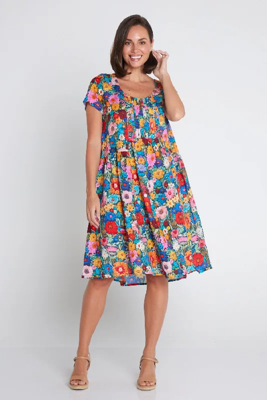 Emery Dress - Summer Bouquet Tunics Velvet soft