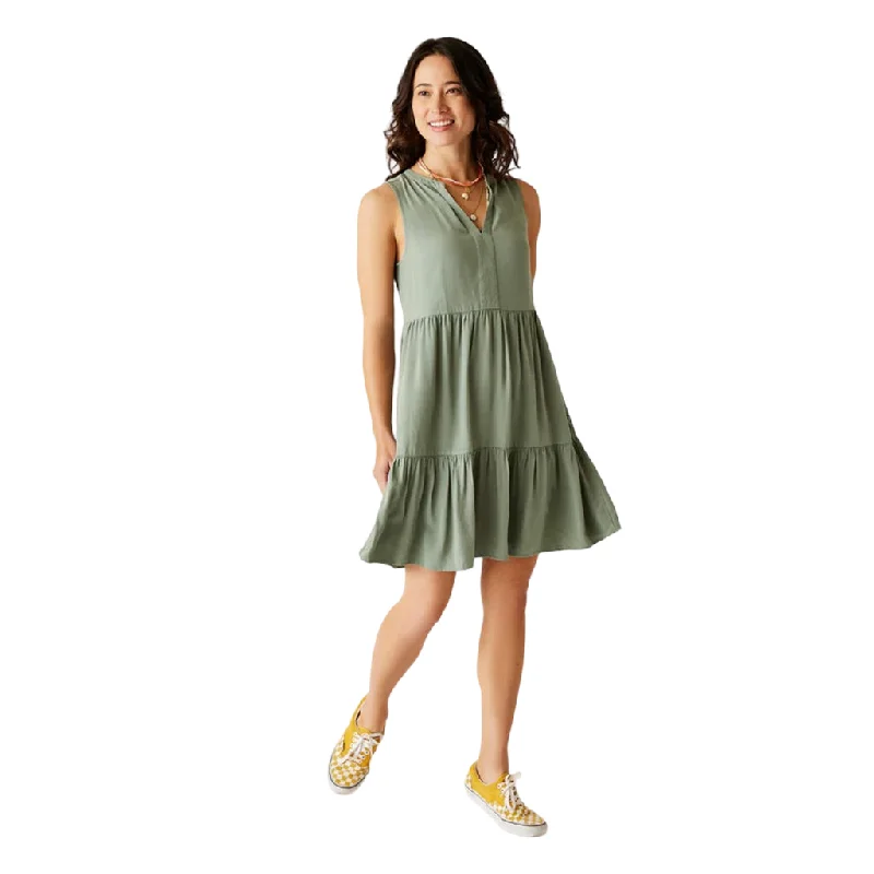 Carve Women's Nellie Dress Cowl Neckline Elegant