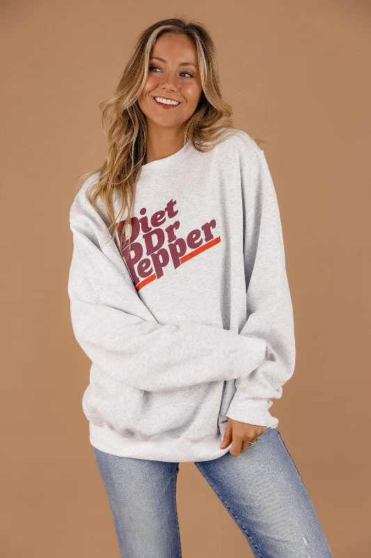 Diet Dr. Pepper Sweatshirt Hoodie with Bell Sleeves Flared Feminine