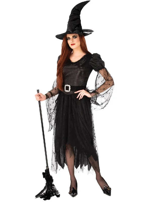 Witch of Darkness Womens Halloween Dress Up Costume Tunics Short Trendy