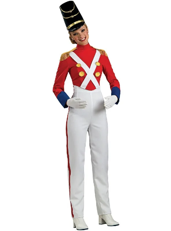 Toy Soldier Womens Christmas Fancy Dress Costume Elegant Long Evening