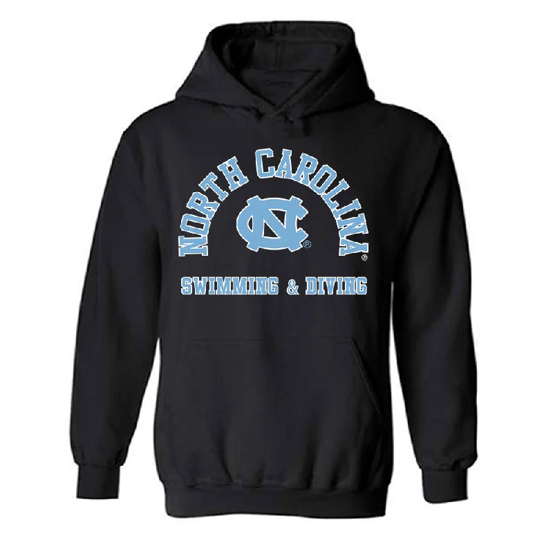 UNC - NCAA Women's Swimming & Diving : Skyler Smith - Classic Shersey Hooded Sweatshirt Hoodie with Tied Waist Feminine Flattering