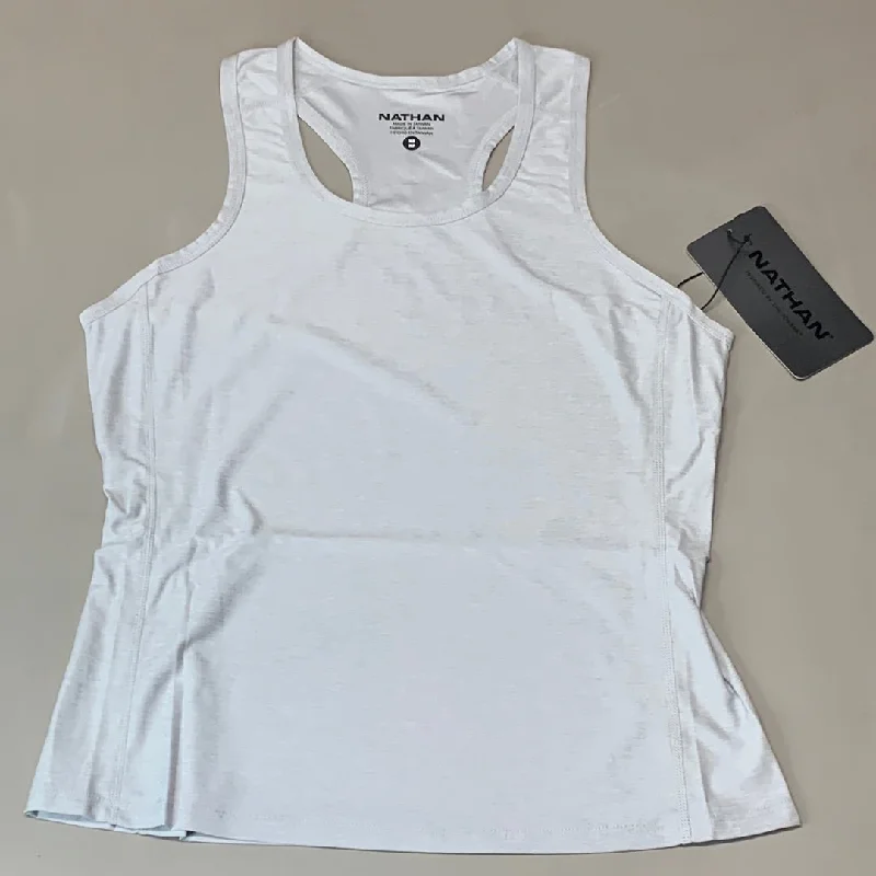 NATHAN Qualifier Tank Women's Sz M Grey Mist Heather NS51080-80124-M (New) activewear tank top NATHAN Qualifier Tank Women's Sz M Grey Mist Heather NS51080-80124-M (New) activewear tank top