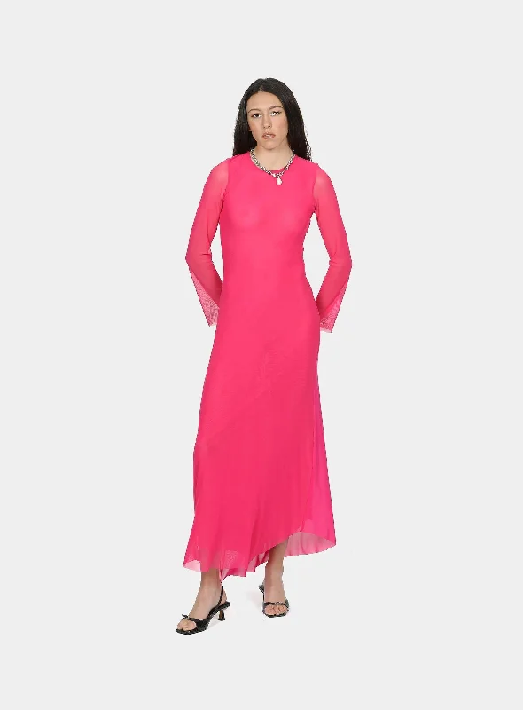 CLAIRE PINK DRESS Tunics Long Elegant