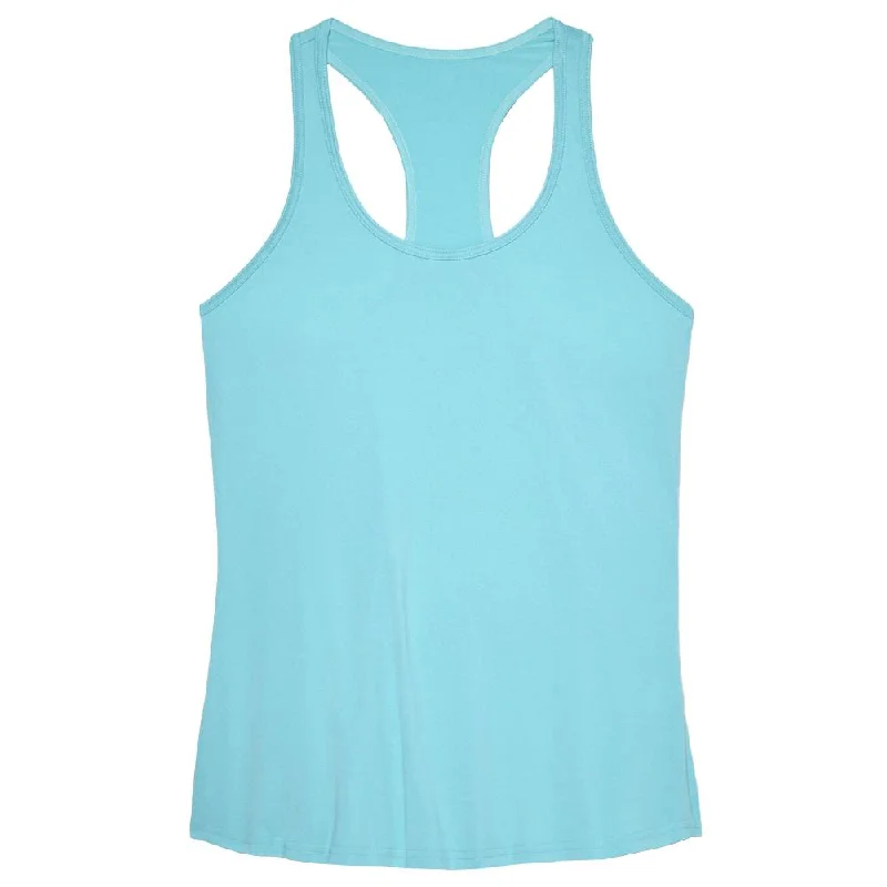 Fila Women's Essentials Racerback Loose Fit Tank - Blue Radiance gym tank top