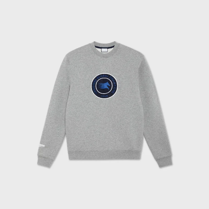 LGCT Essentials Unisex Sweatshirt - Grey Hoodie with Magnetic Closure Innovative Modern