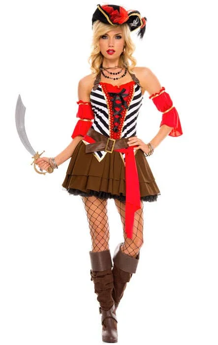 Private Pirate Womens Dress Up Costume Tunics Exclusive limited