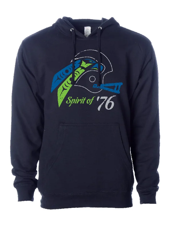 Seahawks Spirit of 76' · Hoodie Hoodie with Turtle Neck Cozy Winter