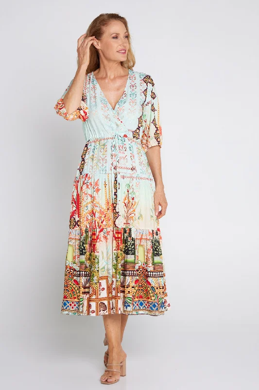 Layana Dress - Bohemian Escape Tunics Satin smooth