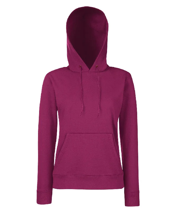 Burgundy - Women's Classic 80/20 hooded sweatshirt Hoodie with Crew Neck Simple Timeless Burgundy - Women's Classic 80/20 hooded sweatshirt Hoodie with Crew Neck Simple Timeless