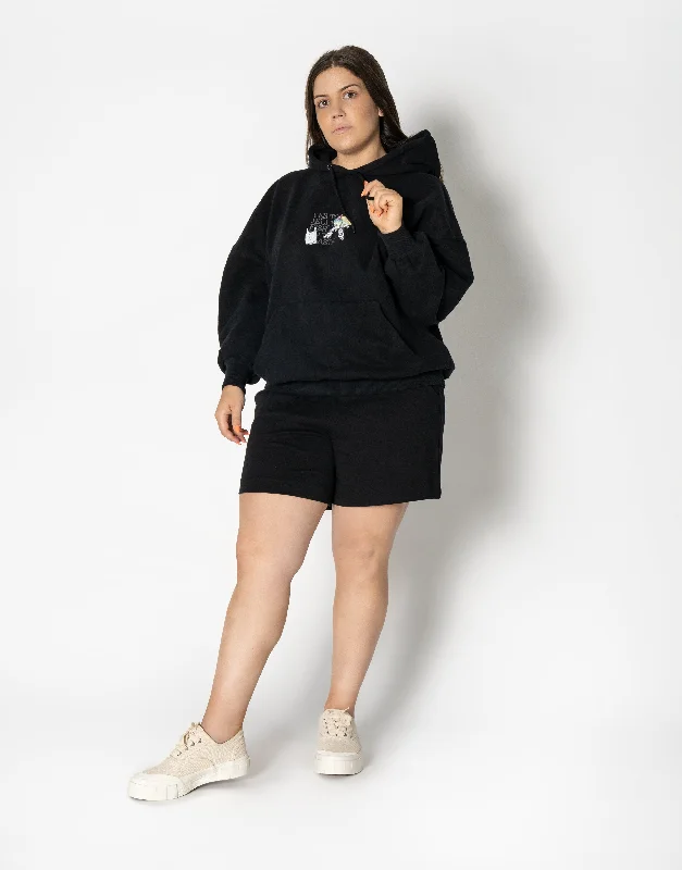 Not To Plastic Oversized Hoodie Hoodie with Snap Buttons Easy Quick