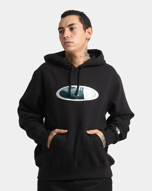 Supreme Supreme X The North Face Mountains Hooded Sweatshirt Black Hoodie with Hem Lace Feminine Delicate Supreme Supreme X The North Face Mountains Hooded Sweatshirt Black Hoodie with Hem Lace Feminine Delicate