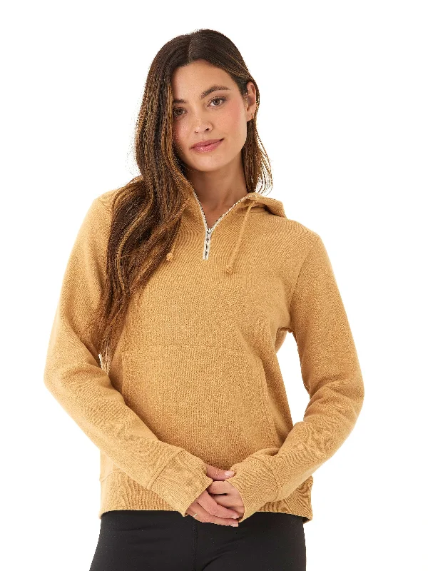Sinead 1/4 Zip Triblend Fleece Hoodie Hoodie with Hem Drawcord Adjustable Customizable Sinead 1/4 Zip Triblend Fleece Hoodie Hoodie with Hem Drawcord Adjustable Customizable