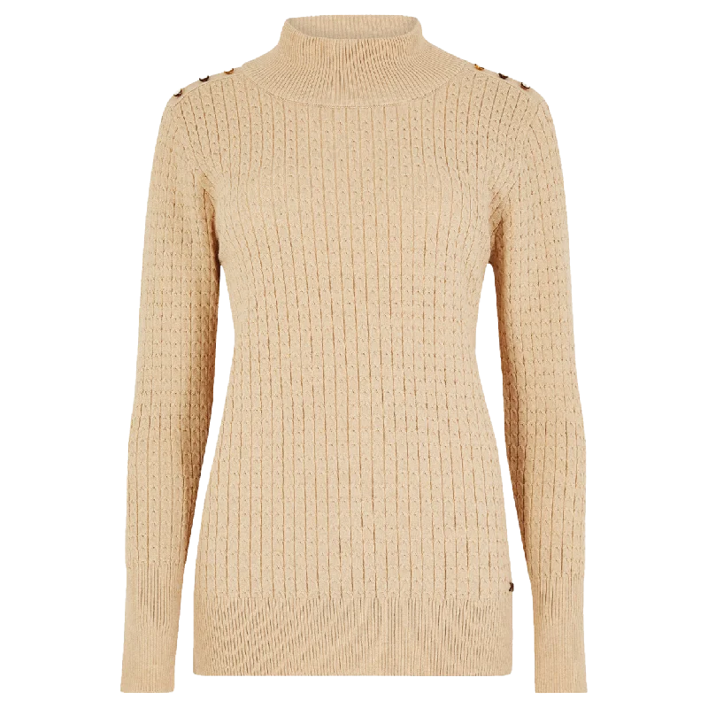 Dubarry Monkstown Cable Knit Jumper Fitted Slim Tailored