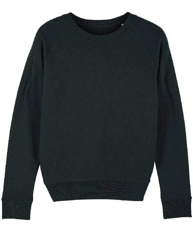 Black* - Women's Stella Tripster iconic crew neck sweatshirt (STSW146) Hoodie with Hem Embroidery Detailed Premium Black* - Women's Stella Tripster iconic crew neck sweatshirt (STSW146) Hoodie with Hem Embroidery Detailed Premium