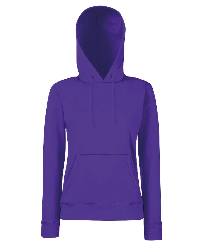 Purple - Women's Classic 80/20 hooded sweatshirt Hoodie with Bell Sleeves Flared Feminine Purple - Women's Classic 80/20 hooded sweatshirt Hoodie with Bell Sleeves Flared Feminine