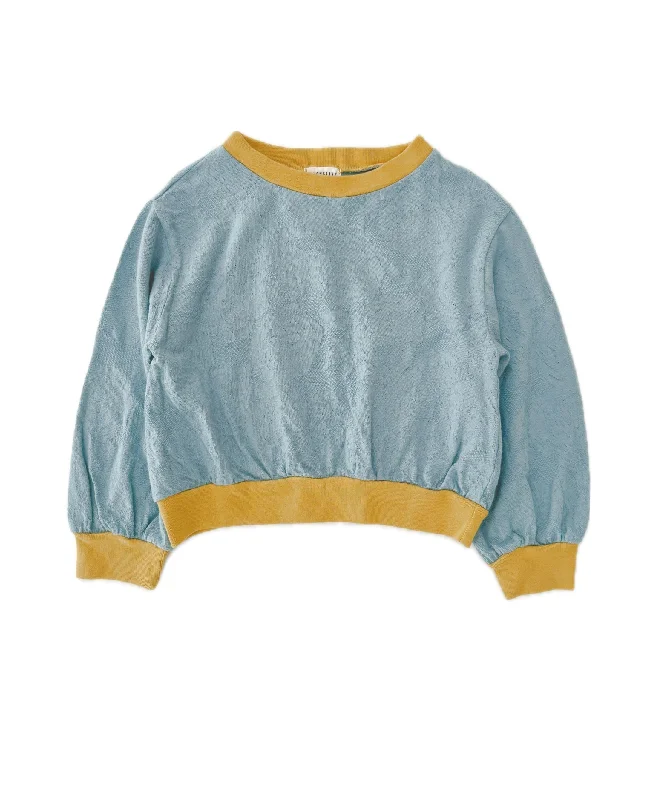 lace sweater - smoke blue Stretchy Elastic Breathable