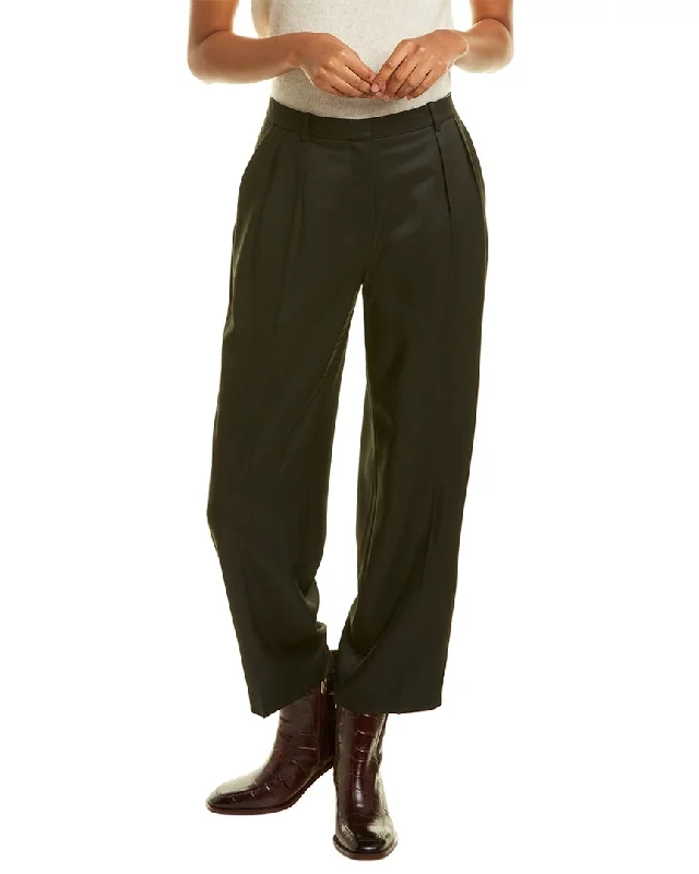 Theory Sleek Crop Trouser Trousers Harem Relaxed Fit