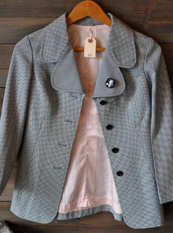 Vintage Jacket Small Check 40172 XS Herringbone Jacket Checkered Jacket Solid Jacket Vintage Jacket Small Check 40172 XS Herringbone Jacket Checkered Jacket Solid Jacket