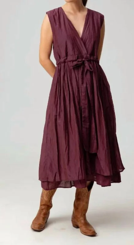 Lucia Dress In Huckleberry