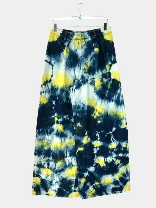 Tie-dye Palazzo Trouser Trousers Sale Discount