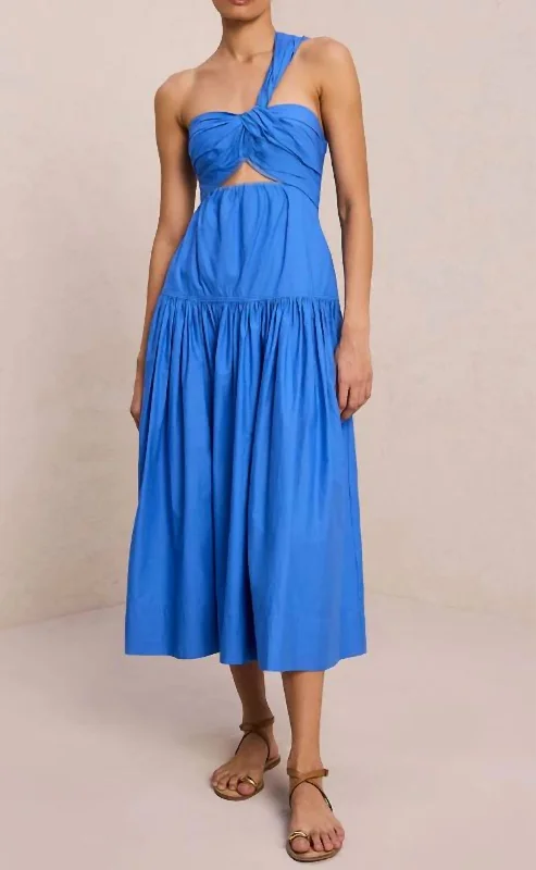 Aubrey Dress In Coastal Blue