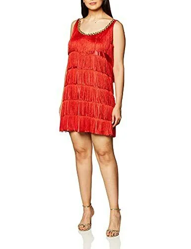 Roaring 20's Red Flapper Dress