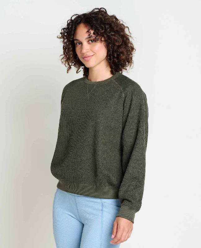 Women's Bitterroot L/S Pullover Ruffled Neck Pullover