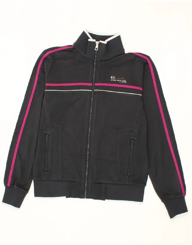 CHAMPION Womens Heritage Fit Tracksuit Top Jacket UK 14 Medium Black Herringbone Jacket Houndstooth Jacket Plaid Jacket CHAMPION Womens Heritage Fit Tracksuit Top Jacket UK 14 Medium Black Herringbone Jacket Houndstooth Jacket Plaid Jacket